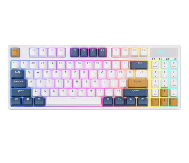 Royal Kludge RK89 RGB (Lemon switch) - Biała RK89 lemon switch - 1198922 - zdjęcie